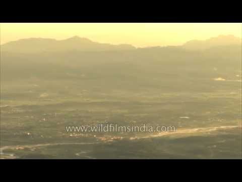 Valley of Dehradun as seen from Landour, Mussoorie, after a monsoon shower