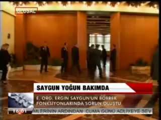 SAYGUN YOĞUN BAKIMDA