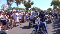 BRESCOUDOS CAP D AGDE  DEFILE MOTOS BY DESNOS MICHEL