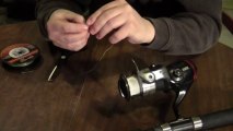 How to spool braided line on a spinning reel
