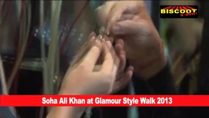 Soha Ali Khan at Glamour Style Walk 2013