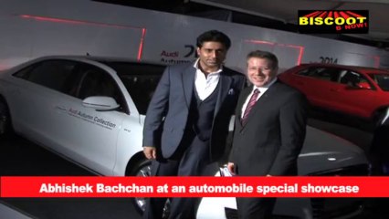 Abhishek Bachchan at Audi special showcase