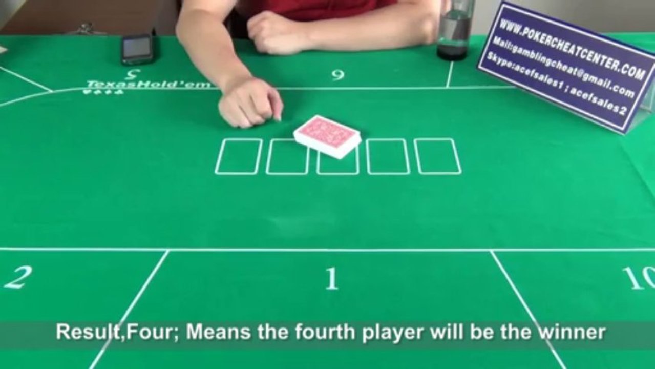 Poker analyzer|marked playing cards|scanning camera lens|water cup poker scanner