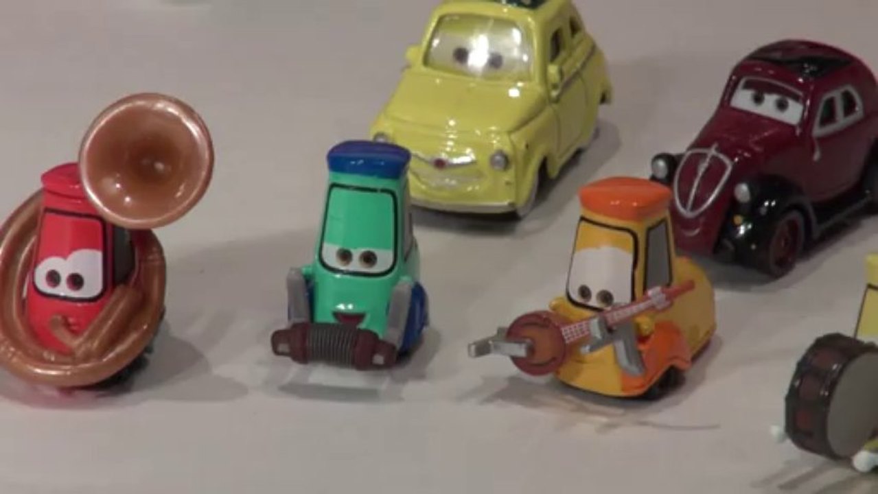 Disney Pixar Cars2, Uncle Topolino's Band , Very Rare and Hard to Find