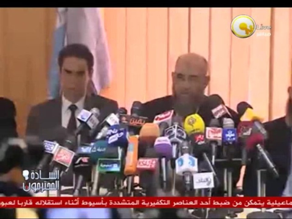 السادة المحترمون: يونس مخيون يرفض المساس بشيخ الأزهر ويؤكد أن الجيش "خط أحمر"