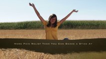 More Pain Relief Than You Can Shake a Stick At - Royalty Free Massage Therapy Video #131