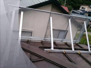 雪止めフェンス