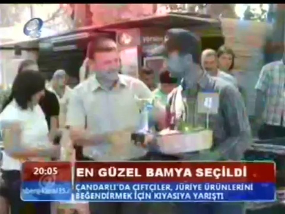 2. EN İYİ BAMYA YETİŞTİRİCİLİĞİ YARIŞMASI - ÇANDARLI - KANAL 35 HABERİ