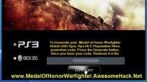 unlock Medal of Honor Warfighter British SAS Spec Ops - Xbox 360 and PS3