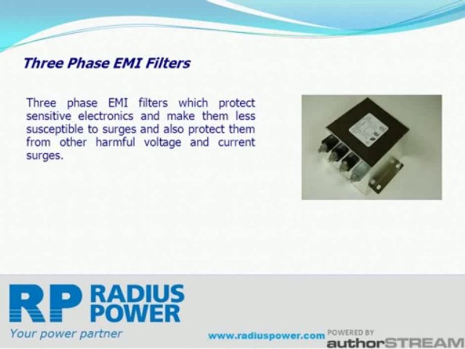 EMI Filter Solution - Radius Power