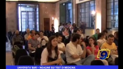 Università Bari | Indagine sui test di medicina