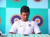 Indian A team batsman Vijay Zol press conference