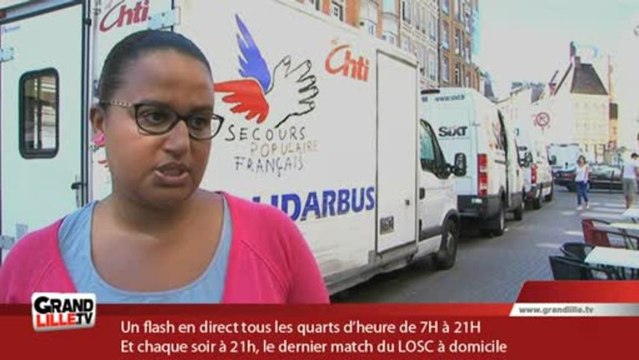 Secours Populaire : Maraudes estivales à Lille