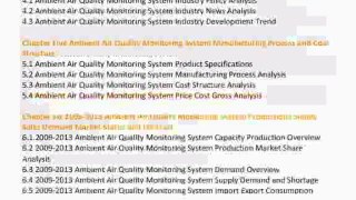 China Ambient Air Quality Monitoring System Industry 2013 @ http://www.qyresearchreports.com/