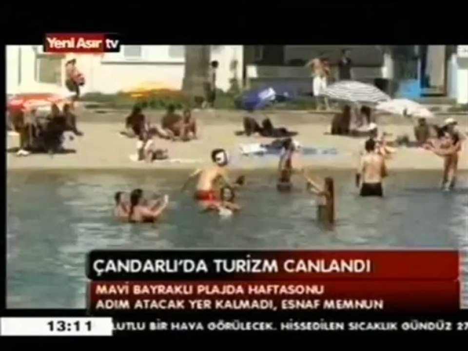 ÇANDARLI'DA TURİZM CANLANDI - YENİASIR TV HABERİ