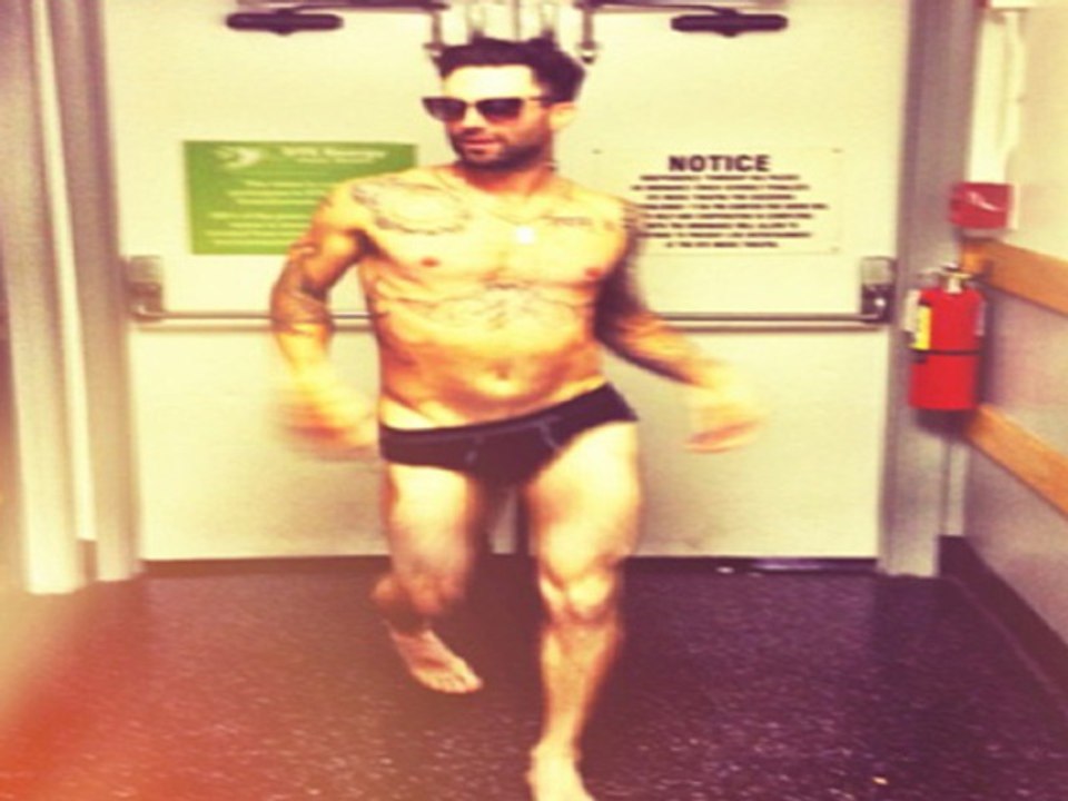 Adam Levine Strips Again