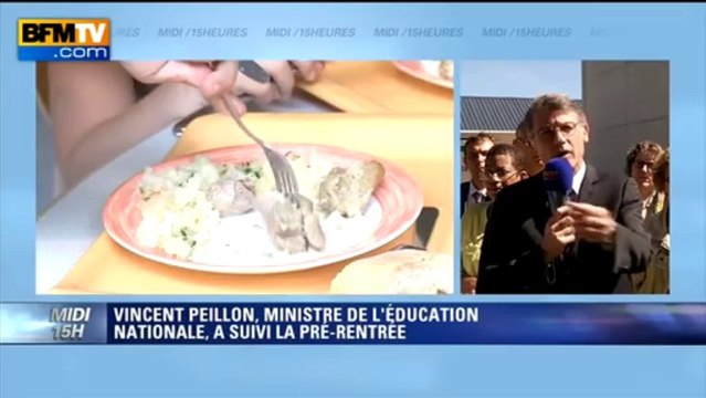 Vincent Peillon sur la rentrée scolaire: Nous sommes prêts - 02/09