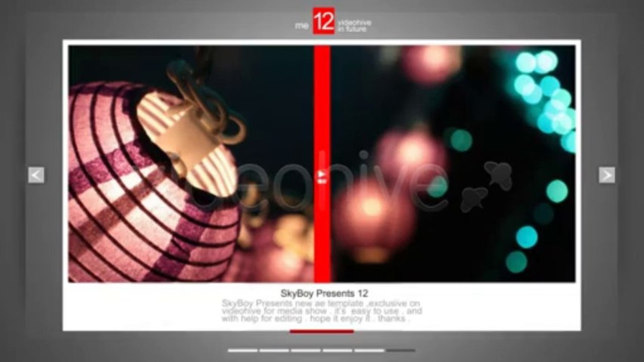 Red Block Show - After Effects Template