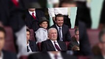 Romeo Beckham Celebrates His 11th Birthday at the Football With Dad David