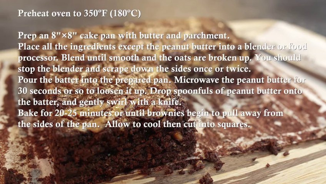 Gluten Free Peanut Butter Swirl Brownie Recipe