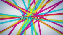 Colorful Lines - Elegant Logo Reveal with Flare - After Effects Template
