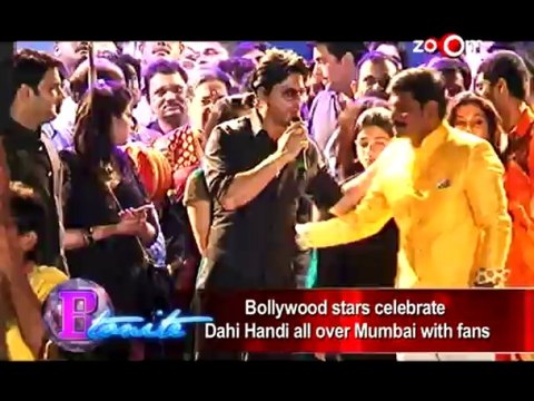 Shahrukh Khan, Hrithik Roshan, Arjun Rampal, Rohit Shetty & others at Dahi Handi Celebrations