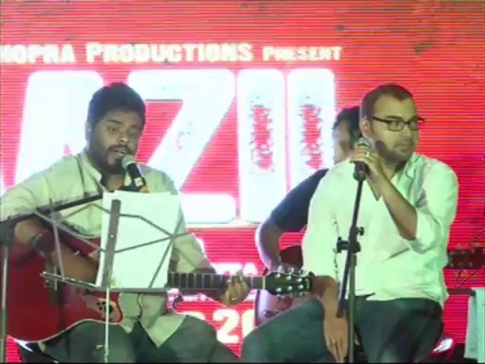 Raw:music launch of film MAAZII
