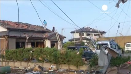 Japonya'da hortum felaketi