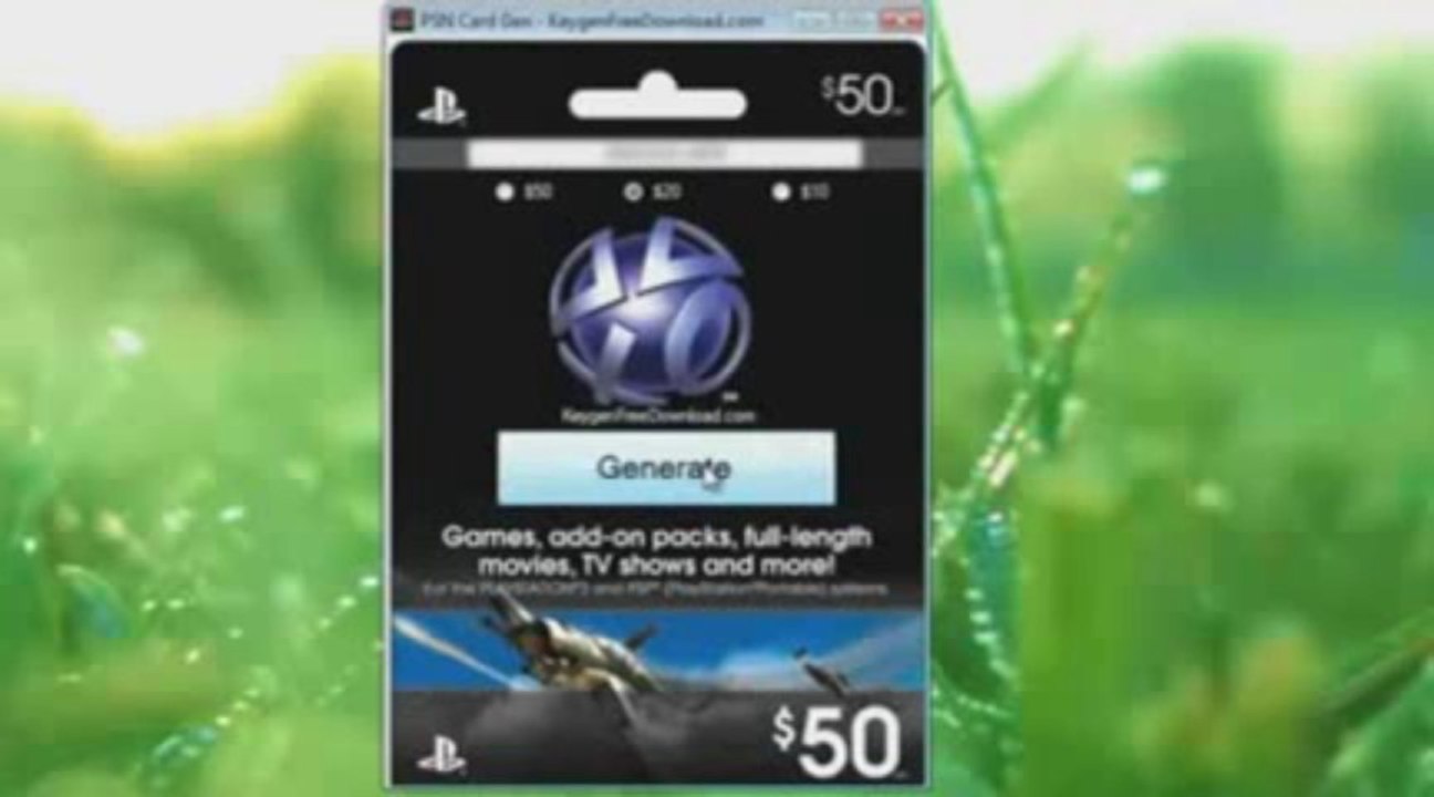 PSN Code Generator 2013 Psn Code Generator Free Download 2013