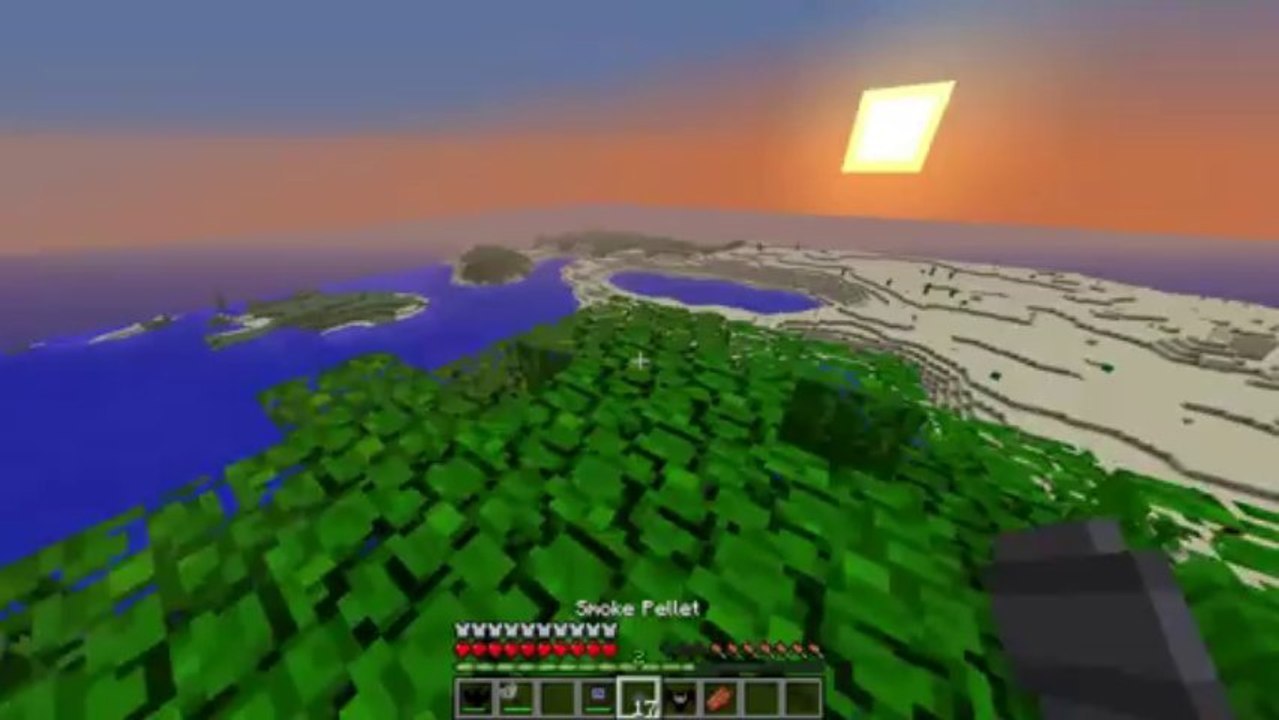 Batman in Minecraft! Batarang, Grappling Hook! (1.6.2 Mod)