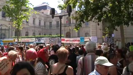 Gaz de schiste : manifestation contre l'exploitation dans le bassin d'Alès