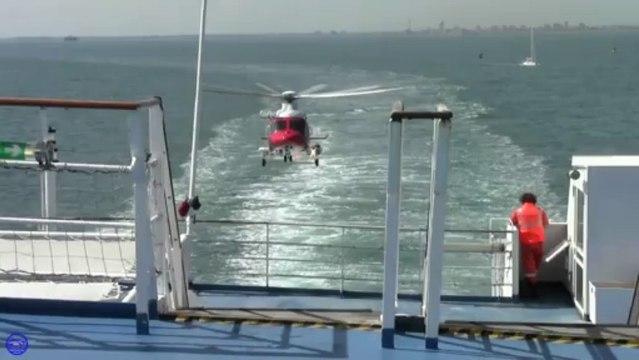 Brittany Ferries - Normandie Day (Bonus) Les Coastguards en exercice.