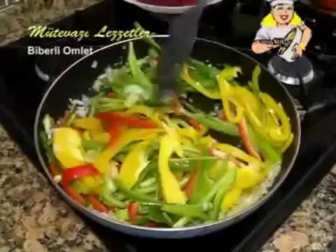 Biberli Omlet Tarifi Nefis Yemek Tarifi
