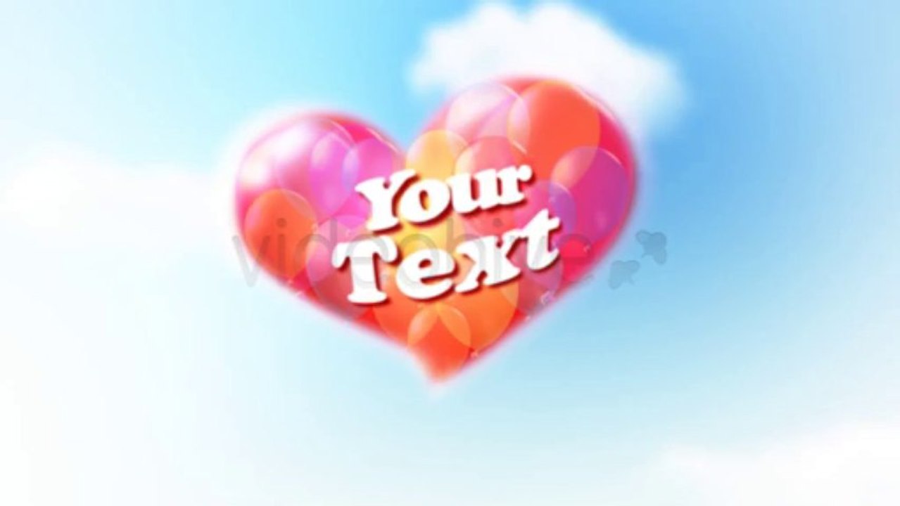 Lovely Balloons - After Effects Template