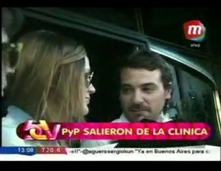 Pedro, Paula y Oli a la salida de la clínica en BDV - 02 de Septiembre