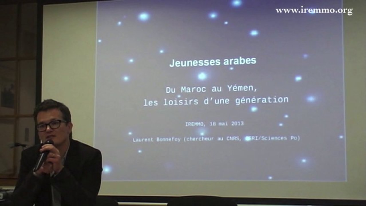 Laurent Bonnefoy - Les jeunes au Maghreb et au Moyen-Orient