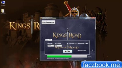 Kings Road Hack - Gold and Gems Adder Tool 2013
