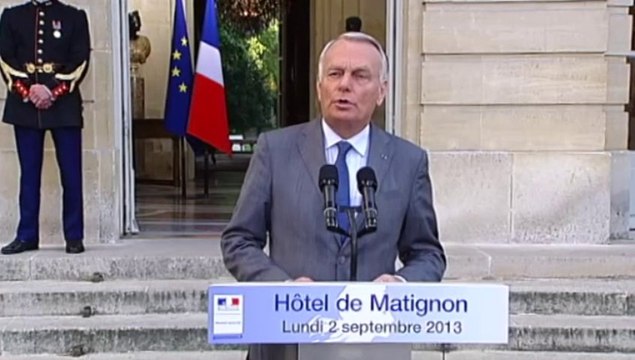 Syrie: déclaration du Premier ministre à la suite de la réunion des responsables parlementaires