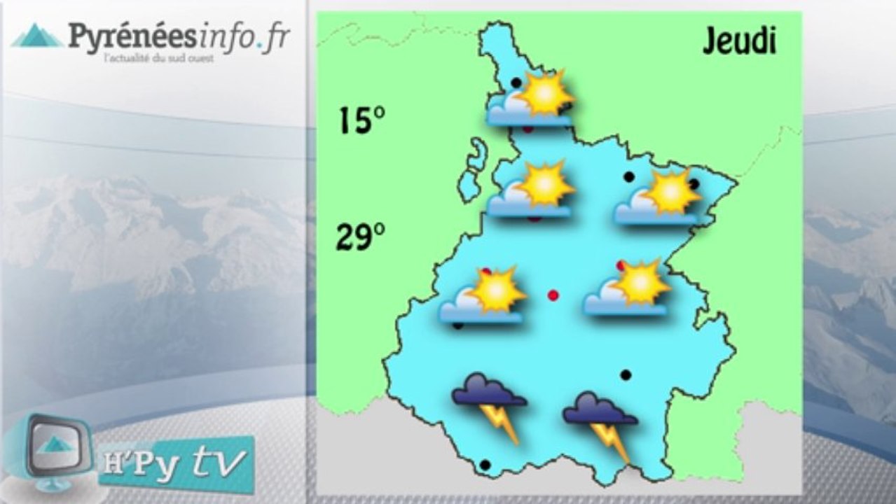 [H'Py Tv]La Météo des Hautes-Pyrénées (3 septembre 2013)