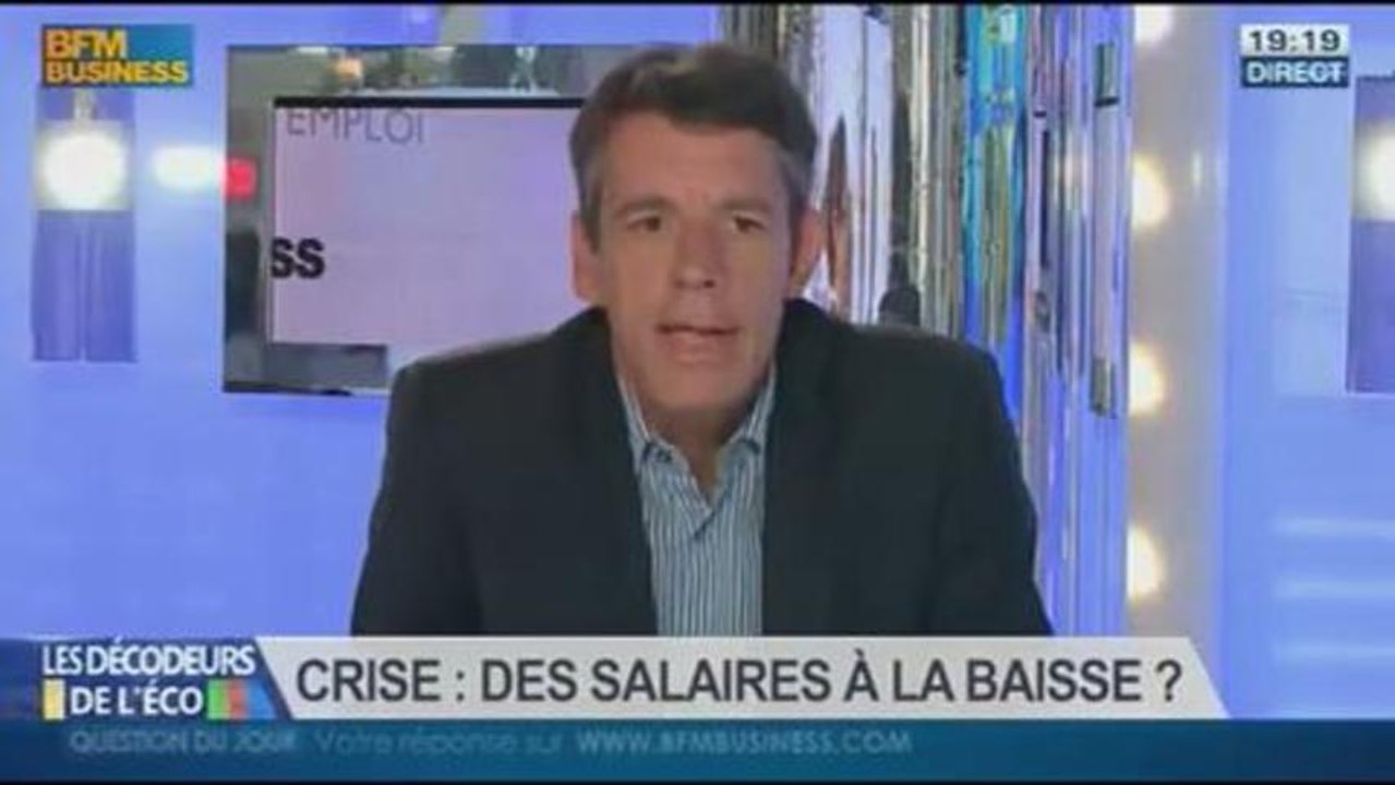 Crise : des salaires à la baisse ? dans Les décodeurs de l'éco - 02/09 1/5