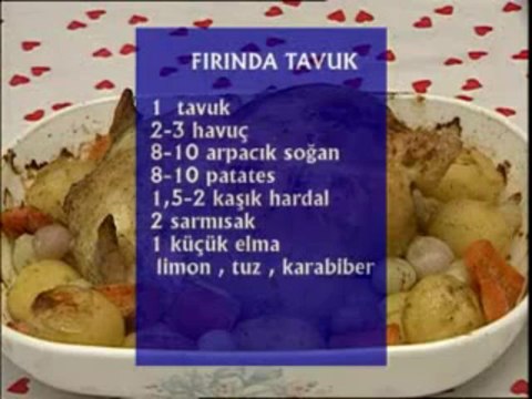 Fırında Tavuk Tarifi Nefis Yemek Tarifi