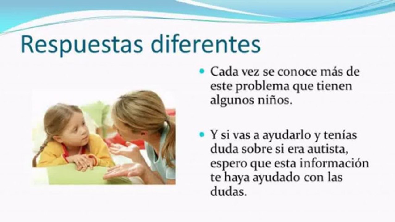 Caracteristicas del autismo