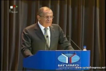 'Lavrov questions US chemical attack evidence' Syria News (ENG) [SyriaFreePress 2-Sept-2013]