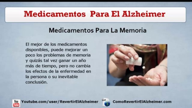 Medicamentos Para El Alzheimer: Medicacion Para Tratar El Alzheimer - Medicinas Para Alzheimer