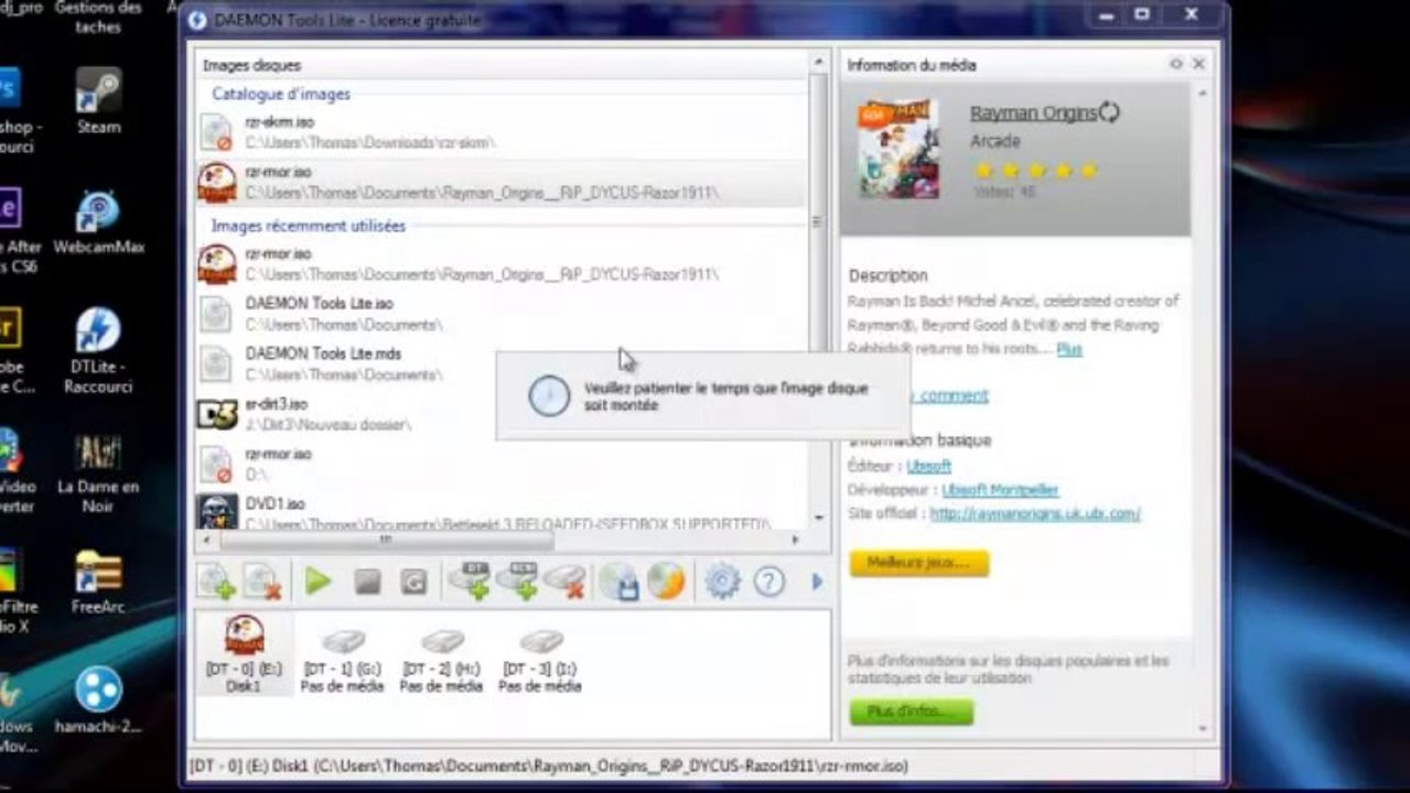 Ouvrir un fichier au format iso(jeux pc)  Uploaded Sep 03, 2013
