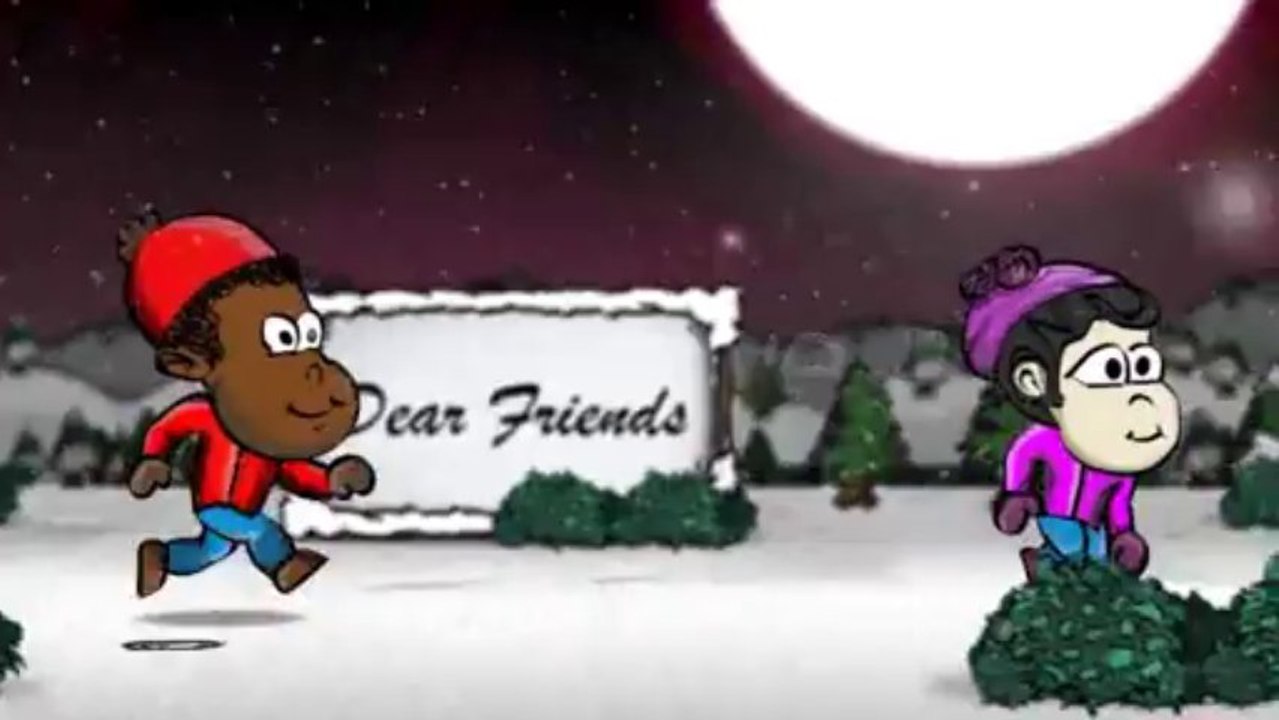 Multicultural Winter Greetings Card - After Effects Template