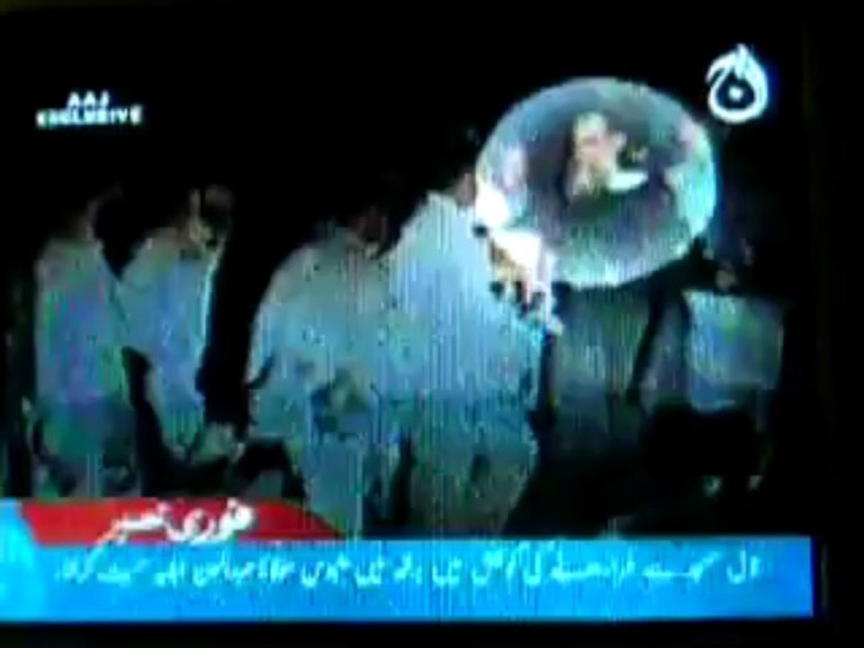 CAUGHT RED HANDED --  ABDUL AZIZ ARREST IN BURQA ACTUAL FOOTAGE