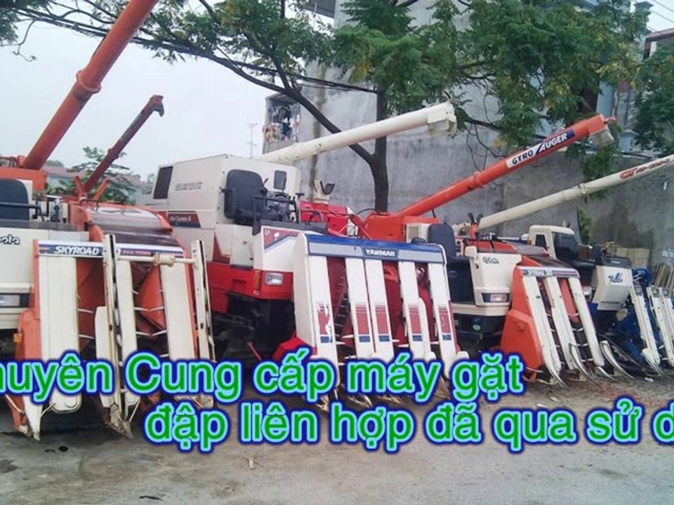 Máy gặt đập liên hợp nhật Kubota Iseki Yanmar giá rẻ - mua bán máy gặt đập liên hợp cũ