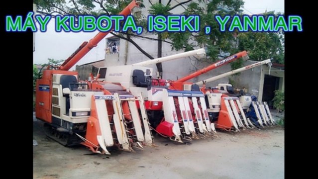 Mua bán cho thuê máy gặt đập liên hoàn Nhật Kubota yanmar Iseki giá rẻ nhất Bắc Ninh