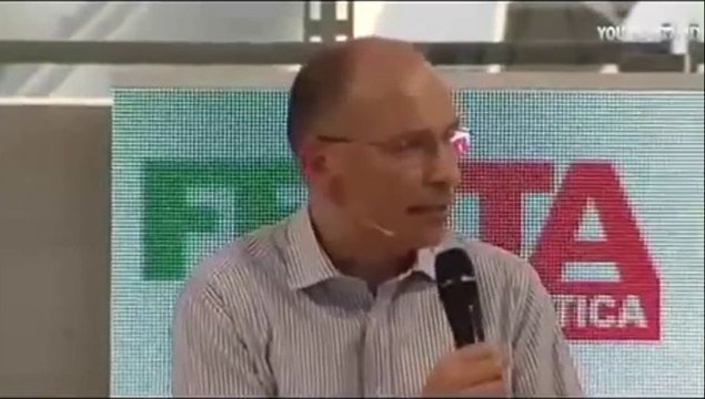 Genova - Festa Democratica nazionale, Mario Orfeo intervista Enrico Letta (30.08.13)